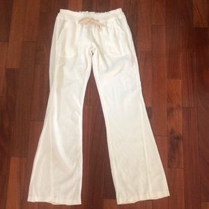 Roxy Linen Drawstring Pants